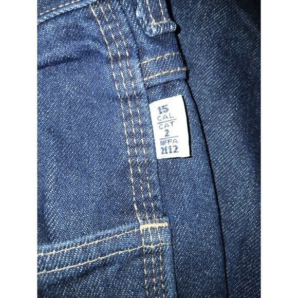 TYNDALE Men’s Broken-In Relaxed Flame-Resistant Arc Rated Jeans 33x33 F290T - Picture 10 of 10